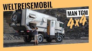 Fernreise-Traum für Zwei: 4x4 Wohnmobil-Lkw auf MAN TGM