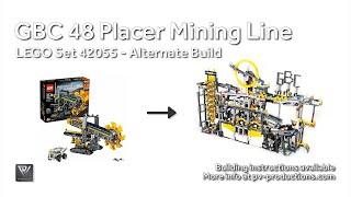 GBC 48 Placer Mining Line - Building Instructions Alternate Build - 42055 Bucket Wheel Excavator