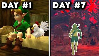 Can I Beat Every 3D Zelda Game in 7 Days?