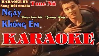 KARAOKE | Ngày Không Em - Ưng Hoàng Phúc | Beat phối mới TONE NỮ ( Tone D )