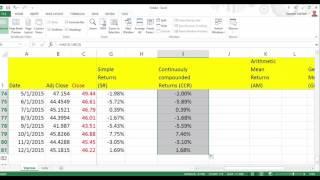 Stock Return Calculation