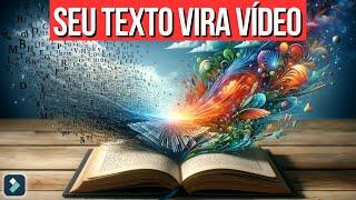 IA transforma TEXTO em VÍDEO em menos de 1 MINUTO! #filmora13