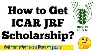 ICAR JRF Scholarship Kaise le? ICAR JRF kaise milega?  Krishi Kranti IG