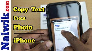 How to copy Text from Image / Photo in iPhone || iOS 15 Live text feature