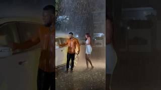 Chinenye Nnebe and Maurice Sam rain scene in the movie “Happy Ending”  #chinenyennebe #mauricesam