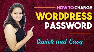 How to Change WordPress Password | How to Change My WordPress Admin Password | WordPress Tutorial