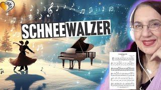  Schneewalzer Piano Tutorial: Langsam & Mit Fingersätzen + KOSTENLOSE Noten! #54