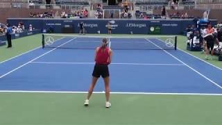 Maria Sharapova Training 2019 Court Level View