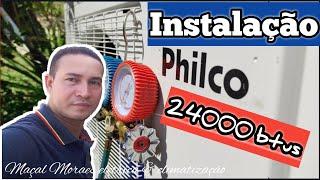 INSTALAÇÃO COMPLETA PHILCO 24000 BTUS ECO INVERTER