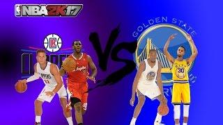 NBA 2K17 | LA Clippers vs Golden State Warriors | CPU vs CPU