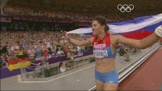 Tatyana Lysenko (RUS) Breaks Olympic Record To Win Hammer Throw Gold - London 2012 Olympics