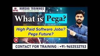 What is Pega? | High Paid Software Jobs? | Pega Future? | PEGA Training | English