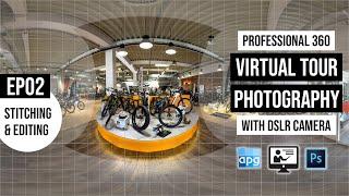 360 virtual tour photography with DSLR cameras | Ep02: Stitching and editing panoramas | Gaba_VR