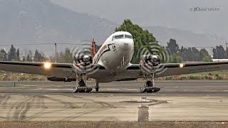 Kenn Borek Air Basler BT-67 / DC-3 (C-GVKB) despegando desde Santiago de Chile a Punta Arenas