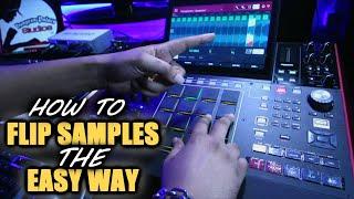 HOW TO CHOP AND FLIP SAMPLES THE EASY WAY - MPC X Beat Making Tutorial (MPC One, MPC Live 2)