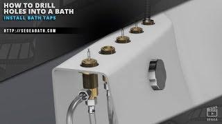 How to install the bathtub armature?