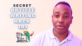 HOW TO WRITE ORIGINAL ARTICLES WITHOUT WRITING: BLOGGER HACK 101