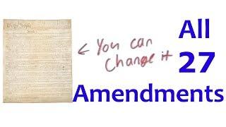 ALL 27 AMENDMENTS (in four minutes)