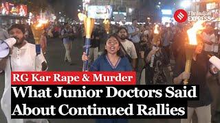 "No Safety..." Kolkata Junior Doctors Front Doctors Organise Torch Rally Over RG Kar Rape And Murder