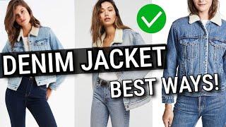 Best ways for 2022 Denim Jacket trends|Top Style Denim Jacket 2022!-MI Fashion