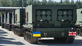 The Russian army was stunned!! British M270 MLRS arrives in Ukraine