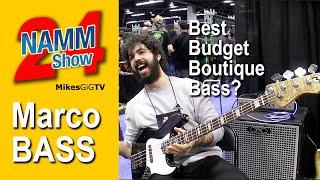 Marco Bass at NAMM 2024 | MikesGigTV
