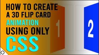 How to Create a Pure CSS 3D Flip Card Animation without JavaScript