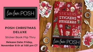 POSH CHRISTMAS DELUXE STICKER BOOK