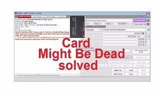 Fix Card might be DEAD repair BY UFI dead emmc تصليح الهارد الميت