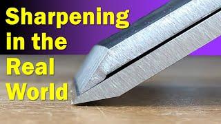 Sharpening Plane Blades And Chisels - In the Real World