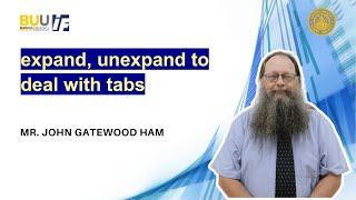 expand, unexpand to deal with tabs