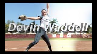 2020 Devin Waddell Lefty Pitcher and Outfield Softball Skills Video - Socal Athletics McCarthy