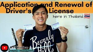 Application and Renewal of Drivers license here in Thailand 2022 | Joel Station