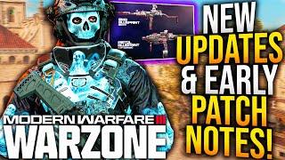 WARZONE: All EARLY UPDATE PATCH NOTES, FREE Content Update, & New Gameplay Changes Revealed!