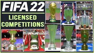 FIFA 22 | ALL 24 LICENSED COMPETITIONS ft. NEW CUPS & MORE
