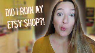 What I'd Do Differently When Starting An Etsy Sticker Shop 2021 | Biggest Mistakes I Made