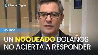 Shock en el Gobierno: un noqueado Bolaños no acierta a responder al ser preguntado por Delcy Rodrí