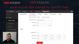 How to Adjust Daylight Savings Time on Hikvision or ONVIF Cameras Using NTP Server