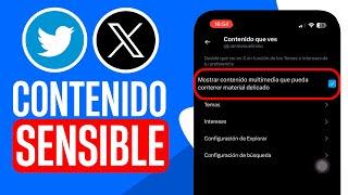 Cómo VER CONTENIDO SENSIBLE en Twitter (X) en iPhone