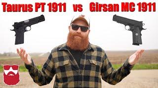 Battle of the Cheapest 1911s: The Taurus PT 1911 vs The Girsan MC 1911