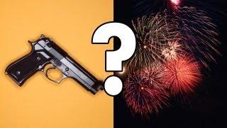 Can you tell the difference between gunshots and fireworks?