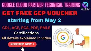 Google Cloud Partner Technical Training || Get Free Google Cloud Professional Certification Voucher