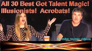 Top 30 Best Got Talent Magic! Illusionists! Acrobats! Amazing Worldwide Auditions 2018!