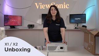 ViewSonic X1 & X2 LED Home Projectors | Official Unboxing