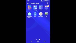 Google now launcher, Sony