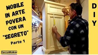 Come Fare un MOBILE in LEGNO con attrezzatura "LOW COST"- Fai da TE - Parte1