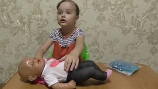 БЕБИ БОН Распаковка посылки Одежда для куклы Baby Born. Платье Эльзы