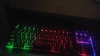 How to change brightness and breathing light in Ant Esports km1650 keyboard