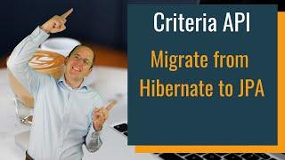 Criteria API: Migrate from Hibernate to JPA