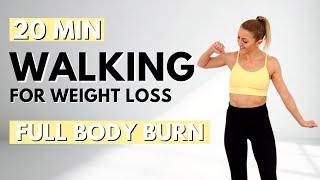 20 Min STEADY STATE WALKING for WEIGHT LOSSALL STANDINGNO JUMPINGKNEE FRIENDLYLISS WORKOUT